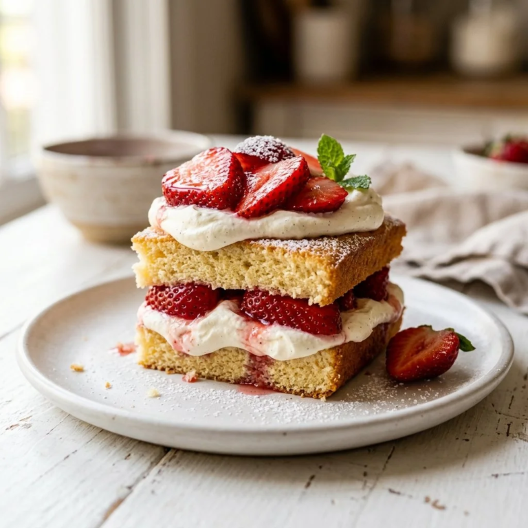 Strawberry Shortcake Dessert